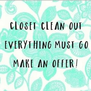 Everything must go! Cleaning out stuff I dont need